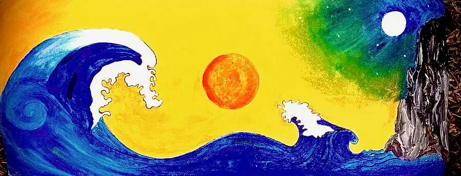 Wave and Sun